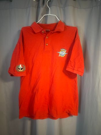 Polo  rouge mv Agusta 