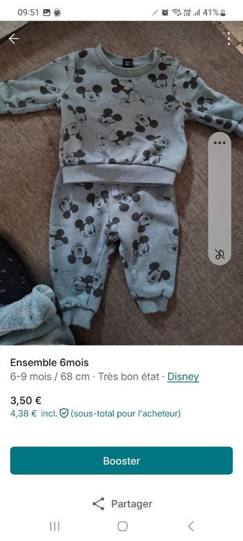 Ensemble bebe 6mois 
