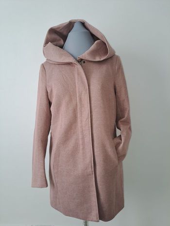 Manteau mi-saison à capuche rose Only Sedona