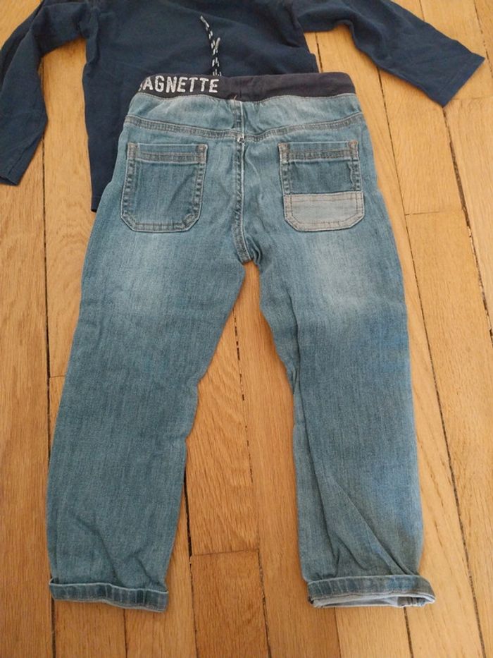 Jean Lulu Castagnette et T-shirt Snoopy (18M) - photo numéro 8