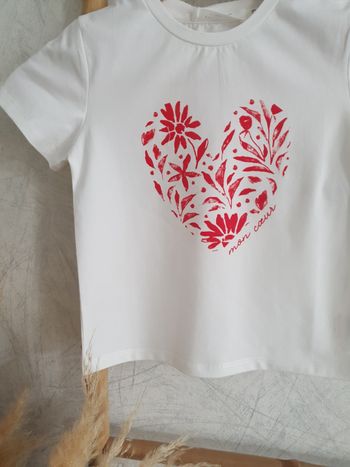 Tee-shirt " mon cœur " Taille 2/3 ans 