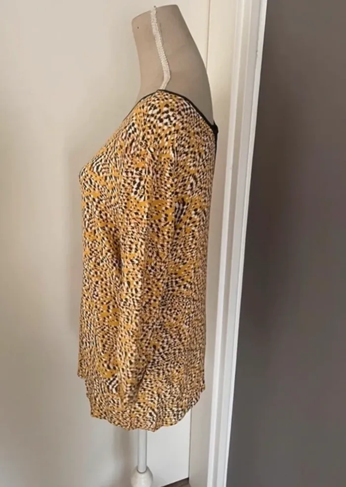 Promod Blouse multicolore  femme taille 38/M Excellent état Manche 3/4 - photo numéro 5