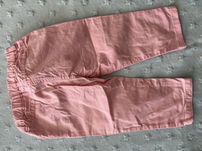 pantalon léger rose taille réglable 18 mois tissaia - photo numéro 9