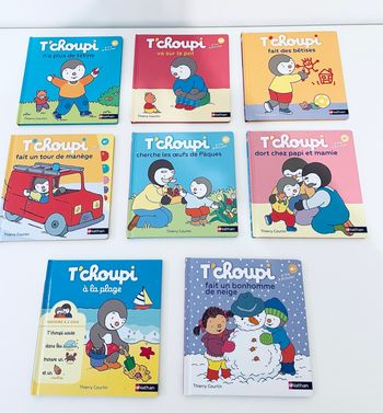 Lot de 8 livres T’Choupi