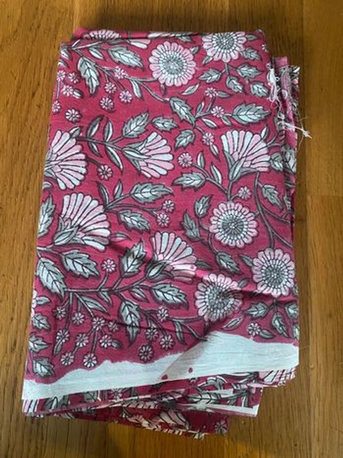 Coupon tissu indienne 2,90 mètres - photo numéro 3