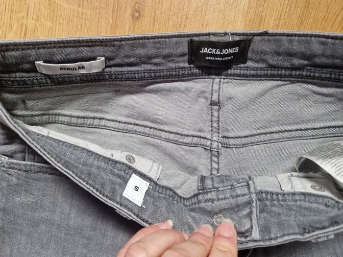 Short bermuda jean taille s jack&jones neuf - photo numéro 2