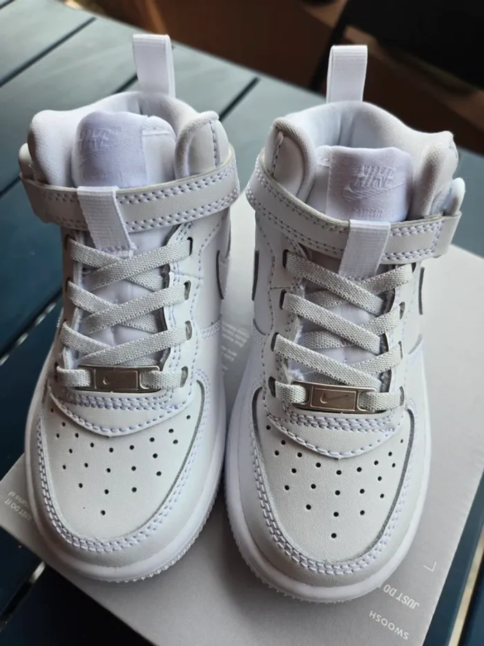 Nike force 1 easyon blanche taille 25 neuves - photo numéro 4