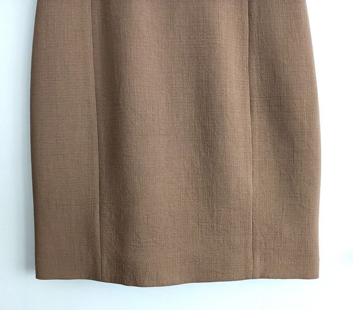 Robe marron camel sans manches. Agatha girls. Laine. Taille 36 - photo numéro 4