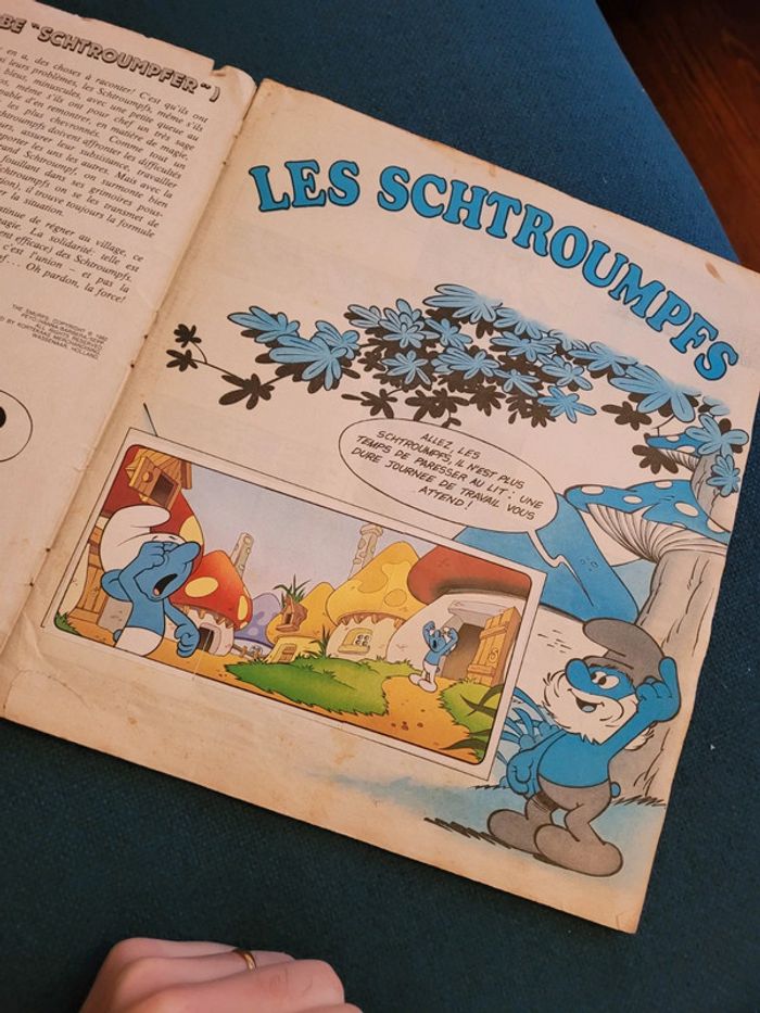 Album Panini ancien complet Les Schtroumpfs livre stickers autocollants collection - photo numéro 3