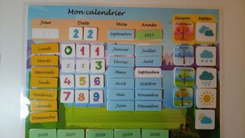 Calendrier journalier pour enfants