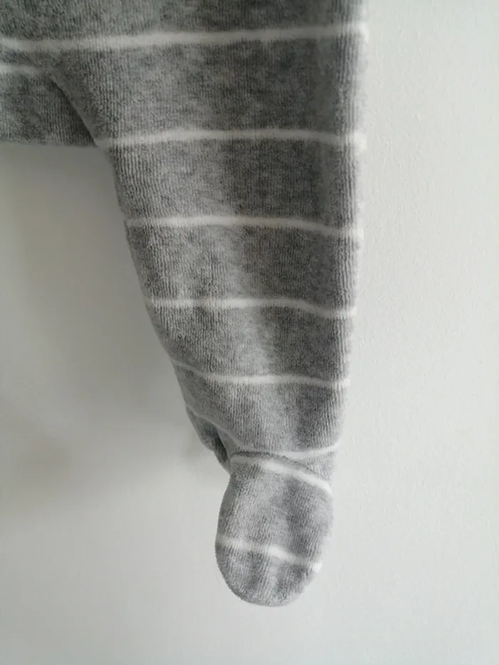 Pyjama kiabi gris et blanc couleur mixte - photo numéro 4