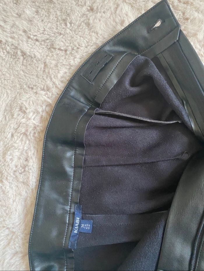 Pantalon Similicuir Noir - photo numéro 4