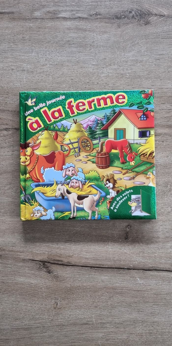 Livre à volets : Une belle journée à la ferme