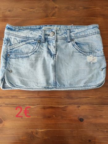 Mini jupe en jeans