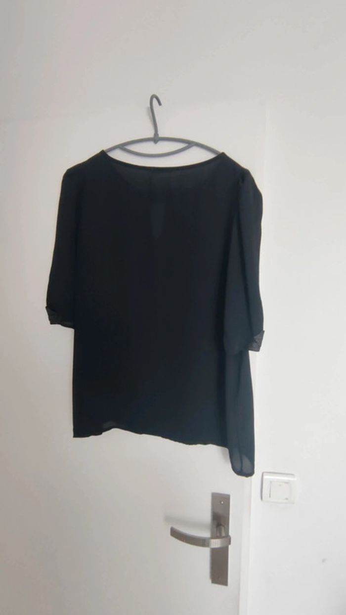 Blouse femme noir taille 42 Promod - photo numéro 5