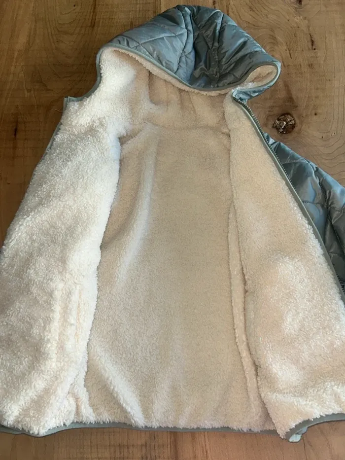 Manteau réversible fille 12 ans - photo numéro 3