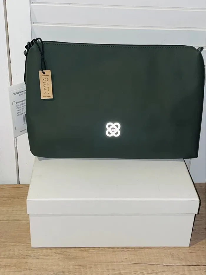 Grande pochette bandoulière kaki stivibags - photo numéro 2
