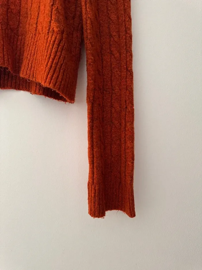 Pull orange d’hiver Stradivarius - photo numéro 5