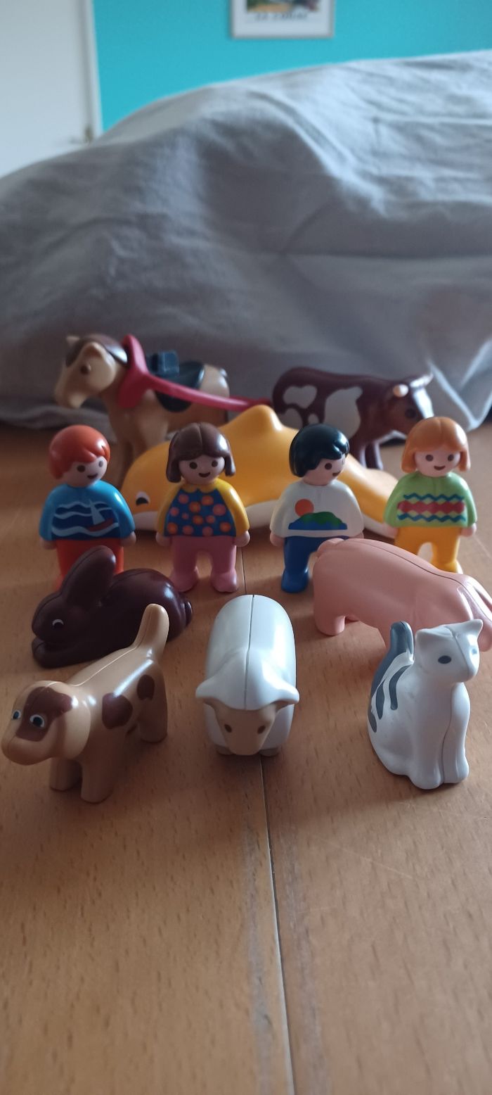Lot animaux et personnages Palymobil 123