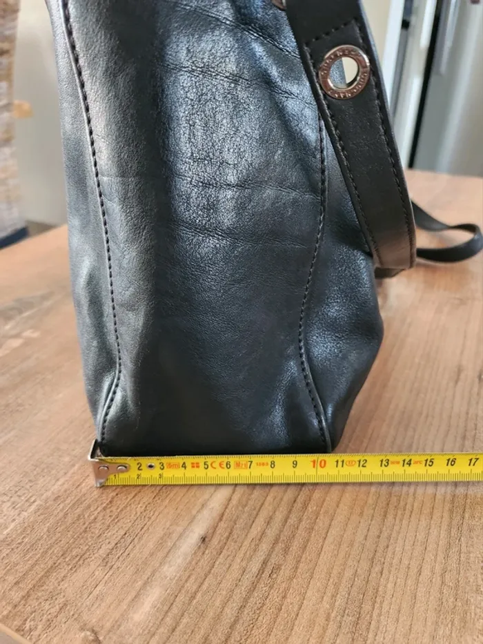 sac a main longchamp 3D édition limitée en cuir de veau noir,porté main épaule bandoulière - photo numéro 14