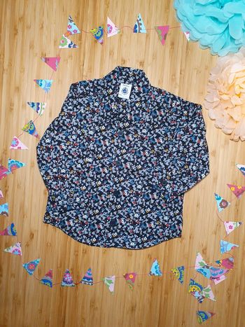 Chemise Manches longues Petit Bateau 12 mois 74 cm en Popeline