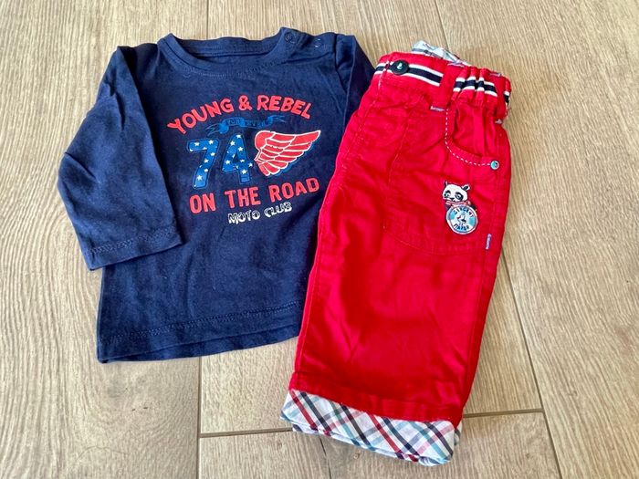 💙 Adorable ensemble garçon – taille 3 mois 💙