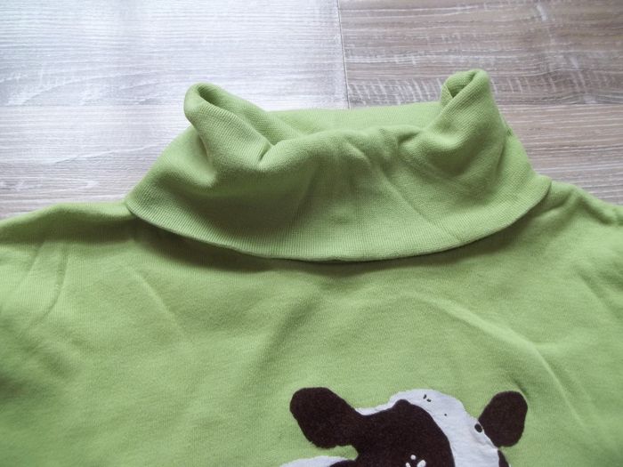 Sous-pull vert "Cow" Zara Girls 11/13 ans - photo numéro 3