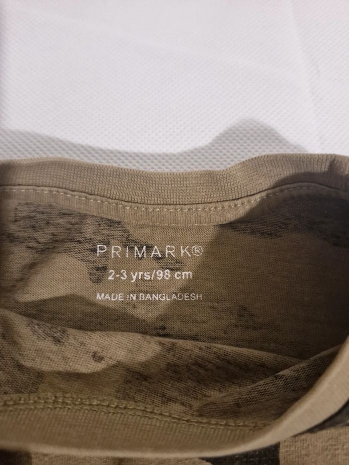 T-shirt manches courtes camouflage 2-3 ans 98 cm Primark - photo numéro 3