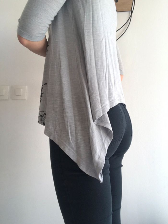 Tee-shirt manches 3/4 LMV taille 36 - photo numéro 2