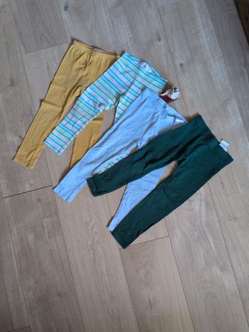 Lot de 4 leggings 4 ans
