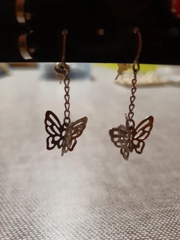 Boucles d'oreilles papillon