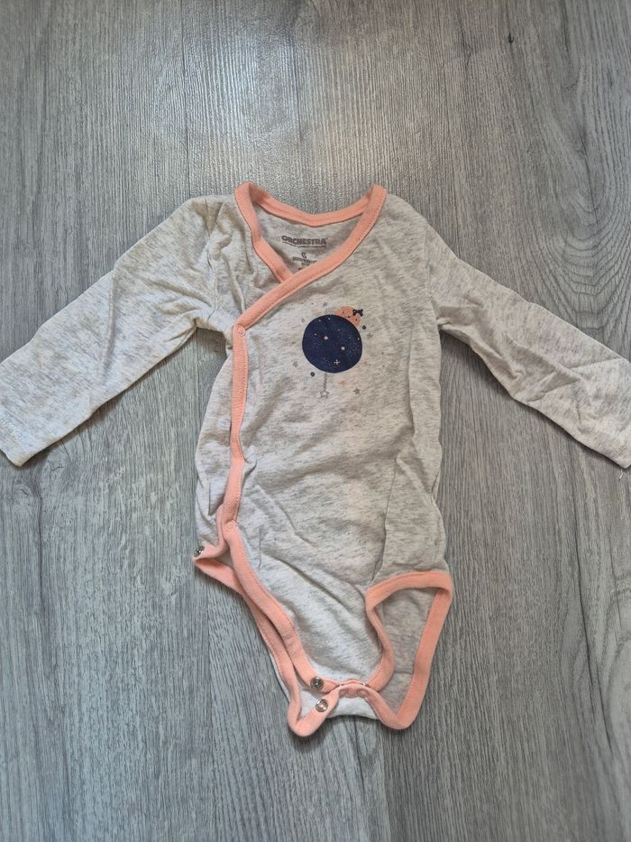 4 bodies fille Manches longues 6 mois - photo numéro 4