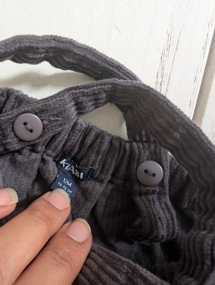 Robe velour bébé fille 12 mois - photo numéro 2