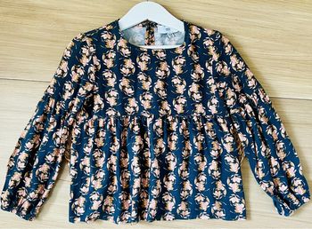 Blouse fluide imprimé fleurs La Retoude Collection