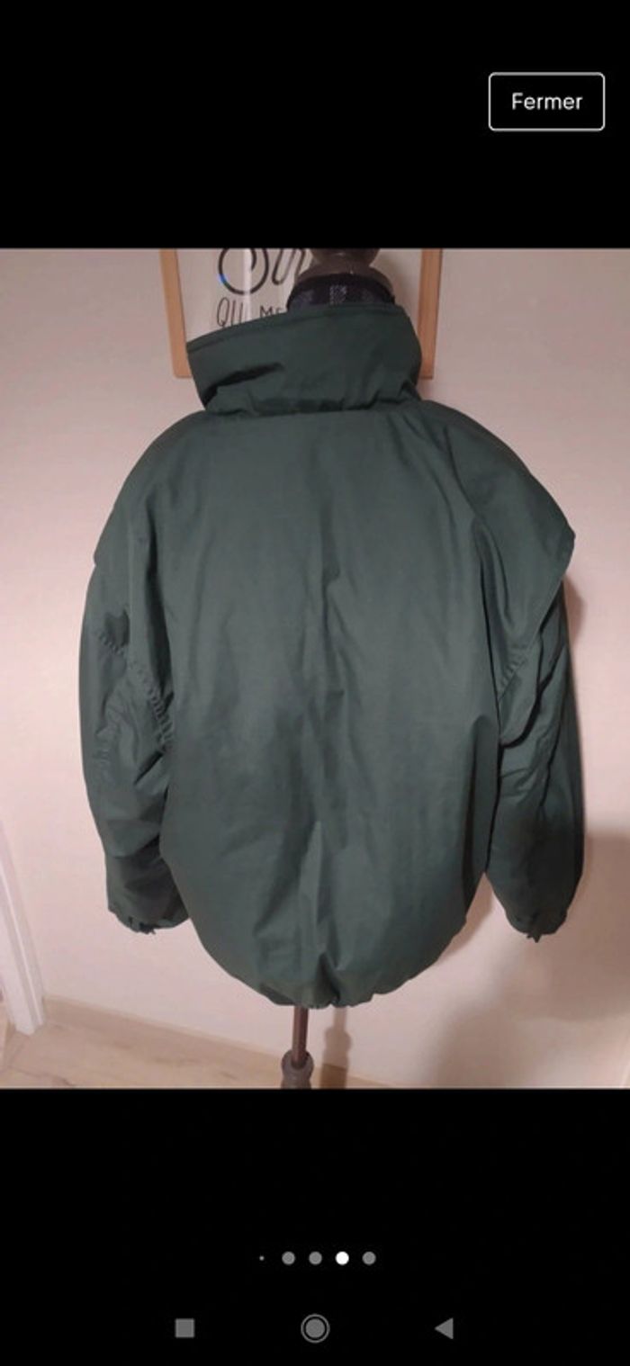 Manteau doudoune façon bomber oversize Kiabi vert kaki taille L - photo numéro 6