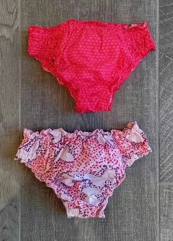 10 € 2 culottes de bain Vertbaudet taille 3 ans