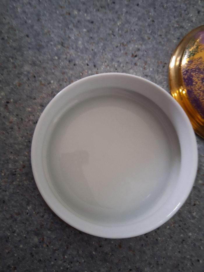 Bonbonnière ronde doré multicolore - photo numéro 2