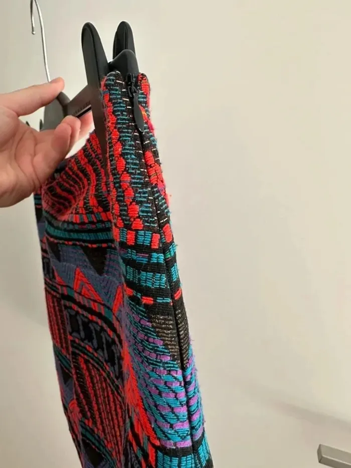 Jupe multicolore desigual femme taille 42, en très bon état - photo numéro 4