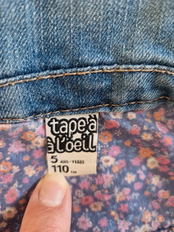 Veste en jean taille 5 ans - photo numéro 2