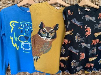 Lot 3 t-shirts m.longues DPAM-8 ans