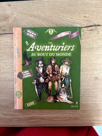 Livre Les Aventuriers au bout du monde pour enfants