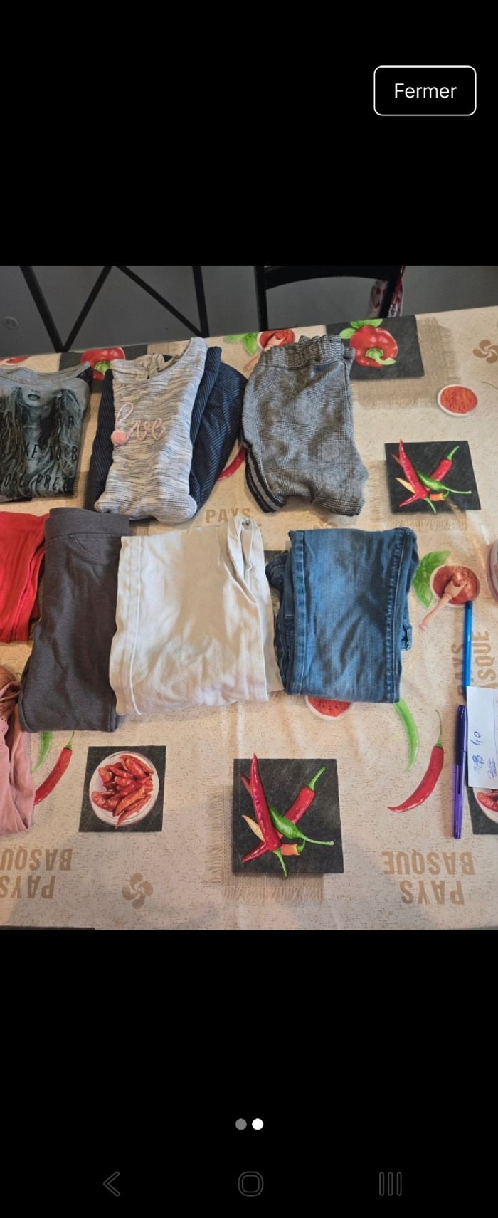 Lot de 11 vêtements fille  6 ans - photo numéro 2