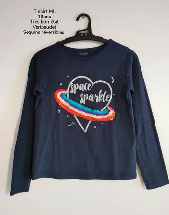 T shirt ML 10 ans