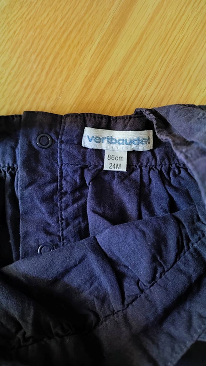 barboteuse bleu marine taille 24 mois, 86 cm - photo numéro 4