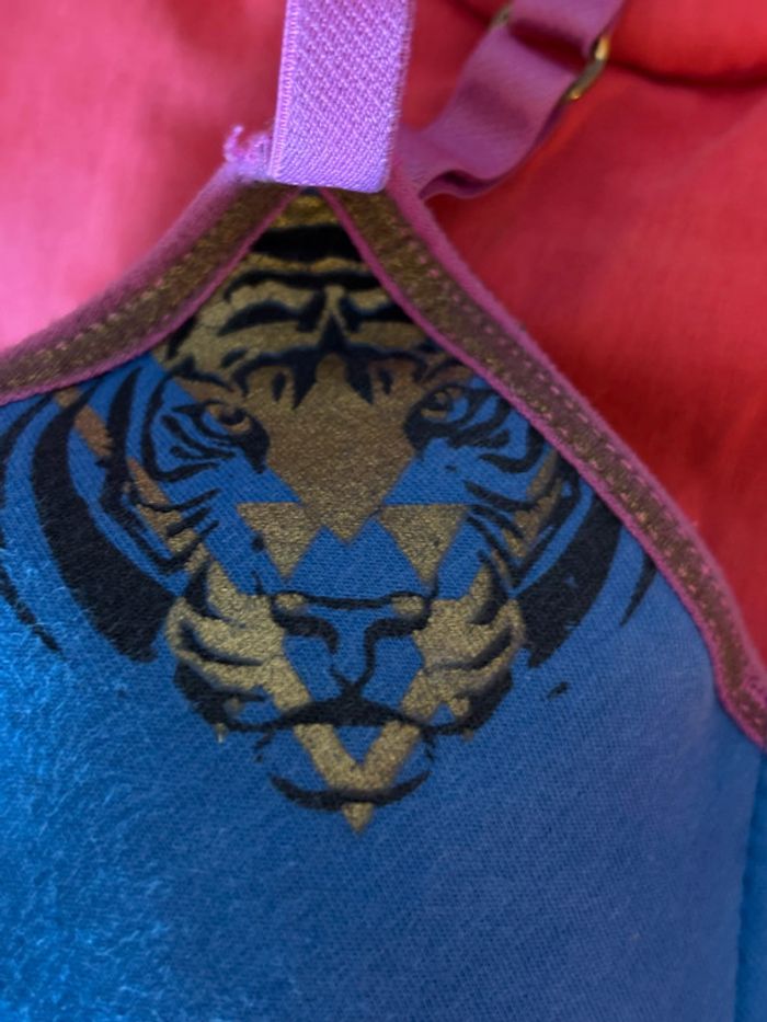 Soutien gorge bleu avec tête de tigre Mojito 90C neuf - photo numéro 2