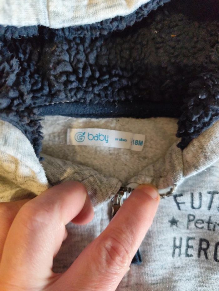 Gilet zippé 18 mois - photo numéro 3