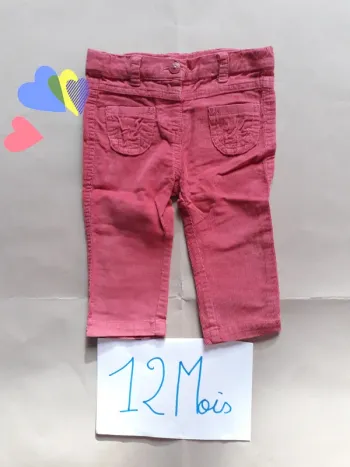 Pantalon velours 12 Mois