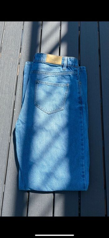 Jean mom évasée large bleu Gémo taille M / 38