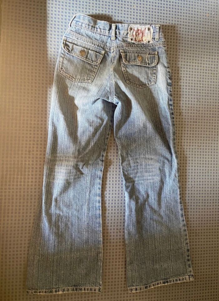 Pantalon large avec broderie - photo numéro 2