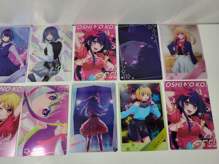 lot de 15 cartes wafer series + 13 Cartes Bromide Oshi No Ko wafer Series - photo numéro 3